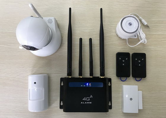 Chine Alarme sans fil de caméra de Wifi, alarme futée de sécurité à la maison de détecteur de LTE DIY fournisseur