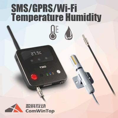 Chine l'enregistreur de données d'humidité de contrôle de température de 3G 4G GSM SMS Wifi GPRS 12V a entré maximum fournisseur