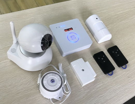 Chine Système d'alarme sans fil de GSM de sécurité à la maison avec la configuration d'alarme de puissance faible de Smart PIR fournisseur